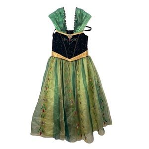 Disney Store Anna Coronation Costume Dress Size 7/8